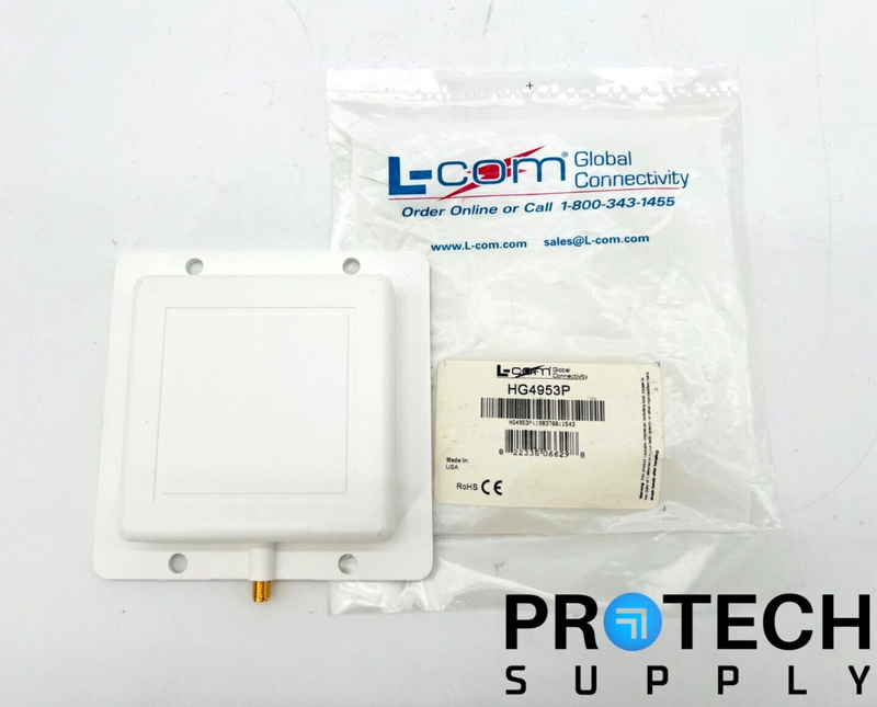 Load image into Gallery viewer, L-COM HG4953P Broadband Patch Antenna 4.4 GHz to 5.5 GHz NEW with WARRANTY