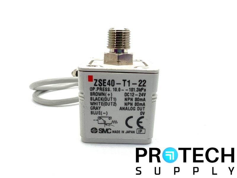 Load image into Gallery viewer, SMC ZSE40-T1-22 Vacuum Pressure Switch with WARRANTY
