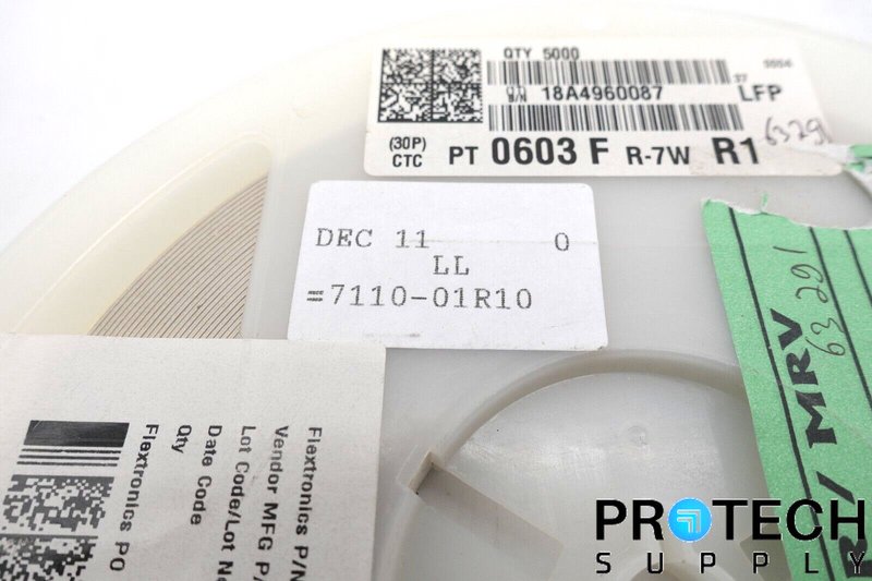 Load image into Gallery viewer, (Qty 5000) Yageo PT0603FR-7W0R1L Capacitor Reel ±1% NEW with WARRANTY