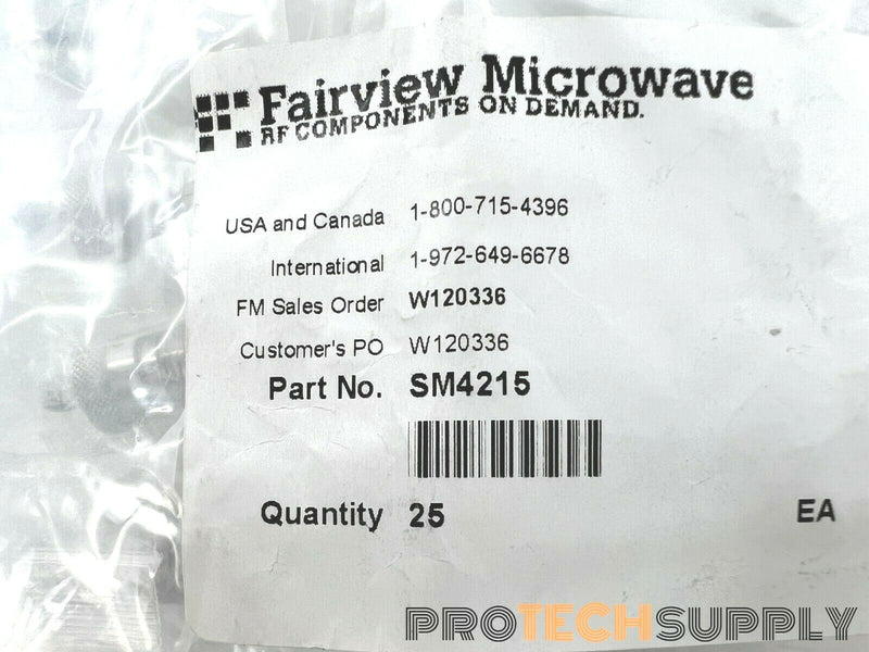 Load image into Gallery viewer, (Pack of 25) NEW Fairview Microwave SM4215 SMA Female To N Female Adapter