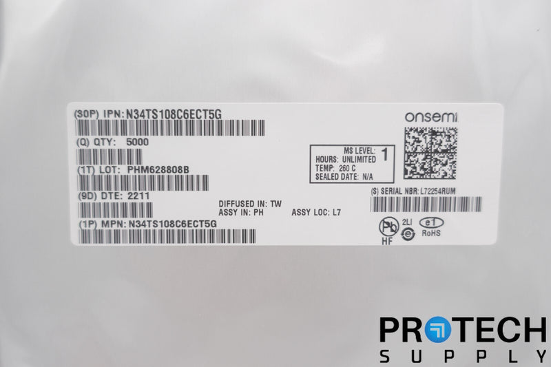 Load image into Gallery viewer, 5000/Reel Onsemi N34TS108C6ECT5G IC TEMP Sensor Digital 6-WLCSP NEW w/ WARRANTY