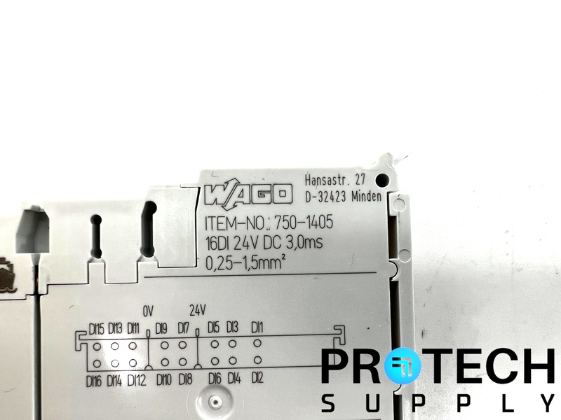 Load image into Gallery viewer, WAGO 750-1405 Digital Input Module 16-Channels 24V DC 3ms with WARRANTY