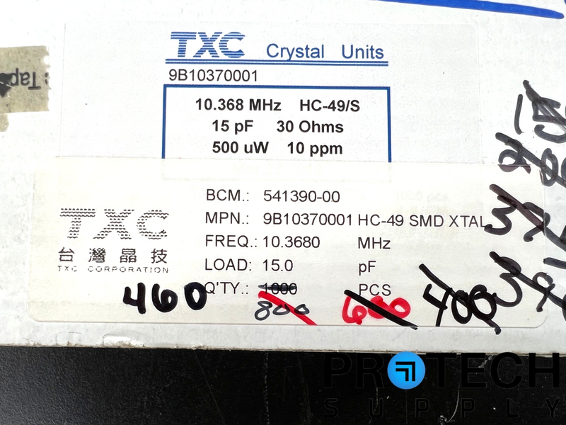 Load image into Gallery viewer, (480/Pk) TXC Corporation 9B10370001 Crystal Oscillators with WARRANTY