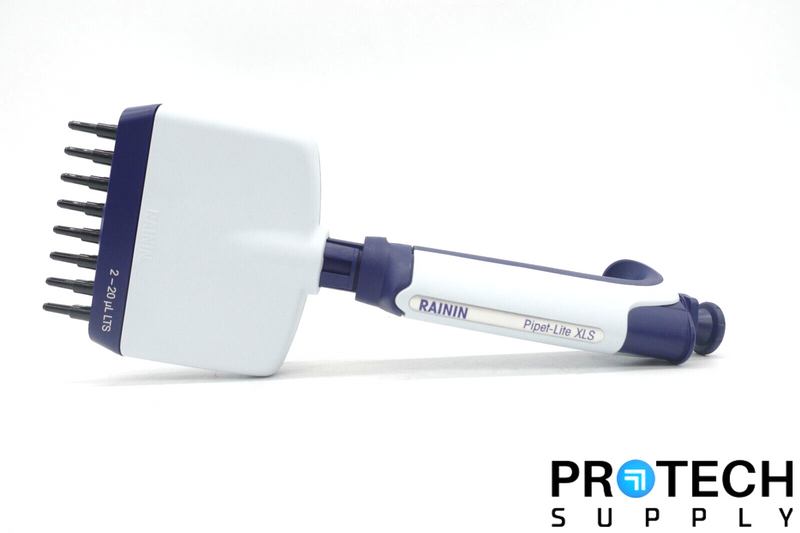 Load image into Gallery viewer, Rainin Pipet-Lite XLS L-20 / 2-20 uL / 8-Channel Pipette with WARRANTY