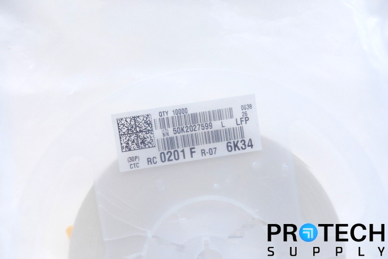 Load image into Gallery viewer, 10,000/Reel Yageo RC0201FR-076K34L Thick Film Resistor 6.34K Ohm NEW