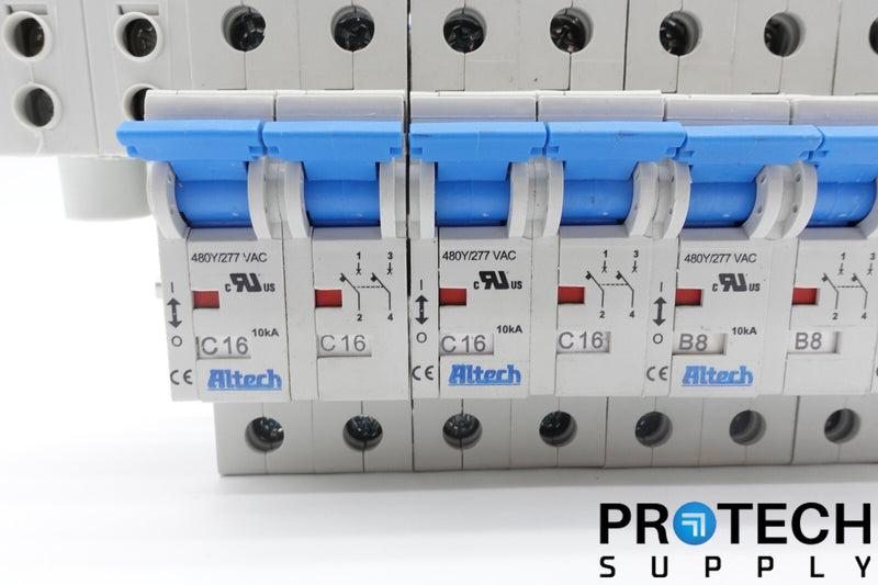 Load image into Gallery viewer, (4x) Altech E301611 2-Pole Circuit Breaker + (5x) P50UB Power Feed with WARRANTY