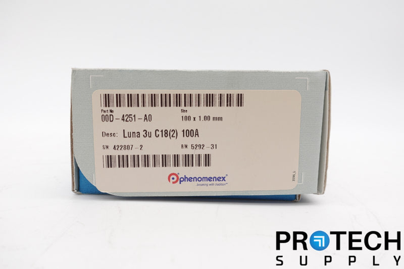 Load image into Gallery viewer, Phenomenex 00D-4251-A0 Luna 3u C18(2) 100A NEW with WARRANTY