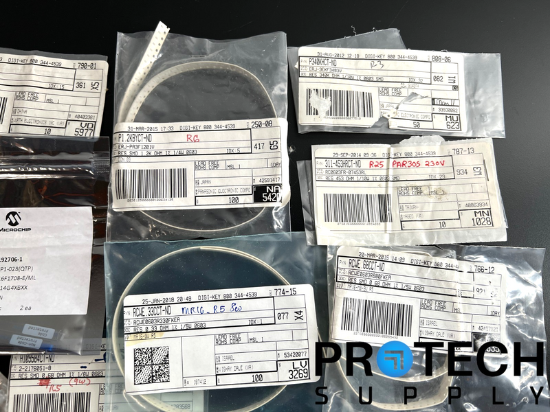 Load image into Gallery viewer, Lot of Misc Capacitors / Resistors / Transistors / Chokes / Diode / IC Drivers