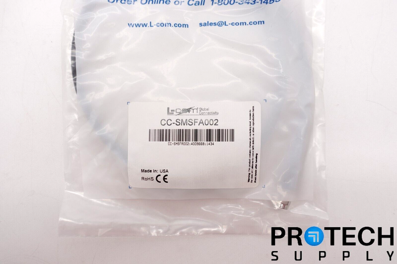 Load image into Gallery viewer, L-Com CC-SMSFA002 SMA Male to SMA Female Cable with WARRANTY