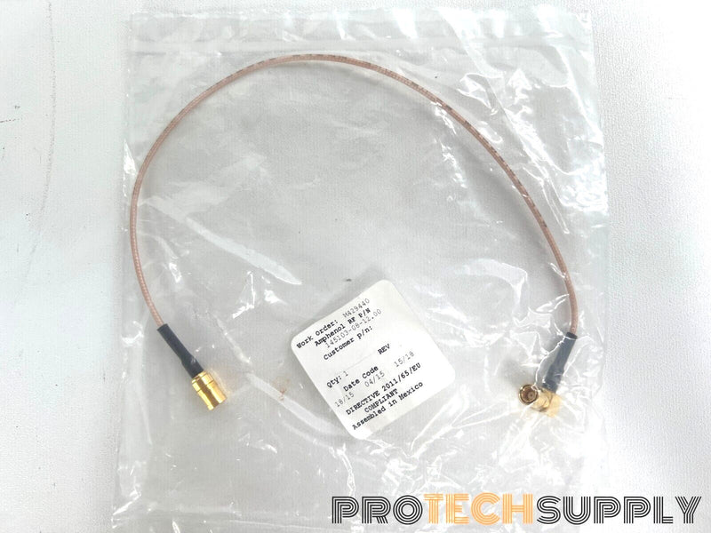Load image into Gallery viewer, NEW Amphenol 145103-08-12.00 SMB to SMB Plug Right Angle Cable 12" with WARRANTY