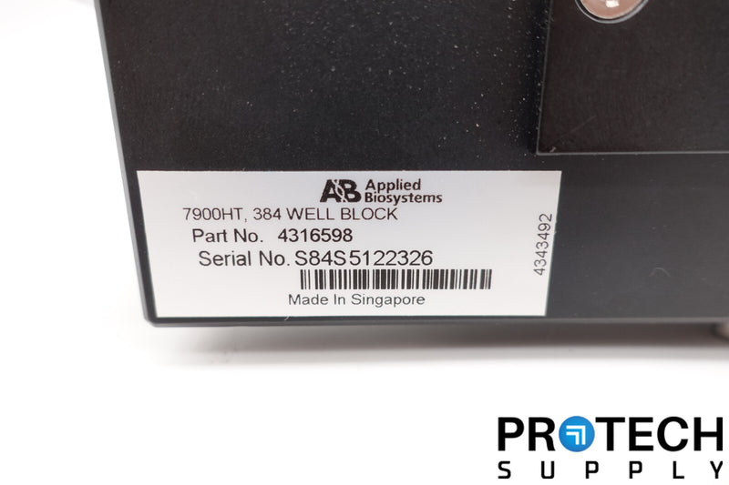 Load image into Gallery viewer, Applied Biosystems 7900HT Heated Block 384 Well 4316598 with WARRANTY