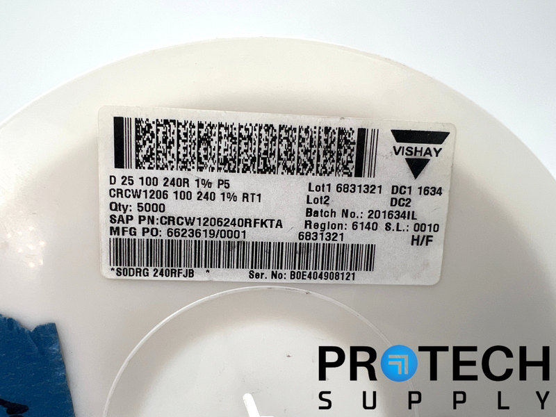 Load image into Gallery viewer, (5,000 Per Reel) Vishay Dale CRCW120624R9FKTA Chip Resistor with WARRANTY