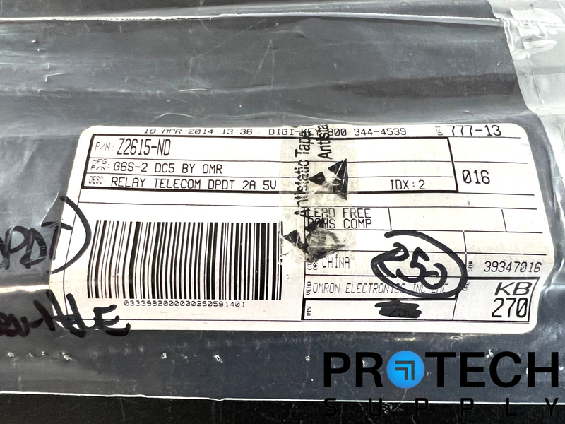 Load image into Gallery viewer, (10/Pk) Omron G6S-2 DC5 Telecom Relay DPDT NEW with WARRANTY