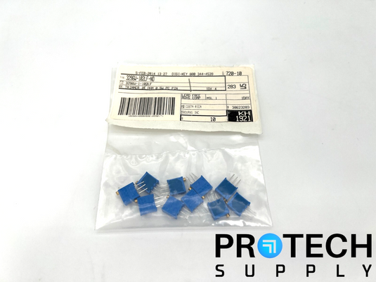 (10/Pk) Bourns 3296W-1-102LF PC Pins Trimmer 0.5W 1K OHM NEW with WARRANTY