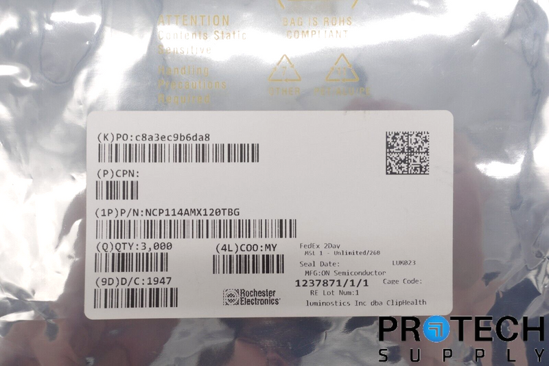 Load image into Gallery viewer, 3000/Reel Onsemi NCP114AMX120TBG IC Linear Regulator 300MA 4UDFN NEW w/ WARRANTY