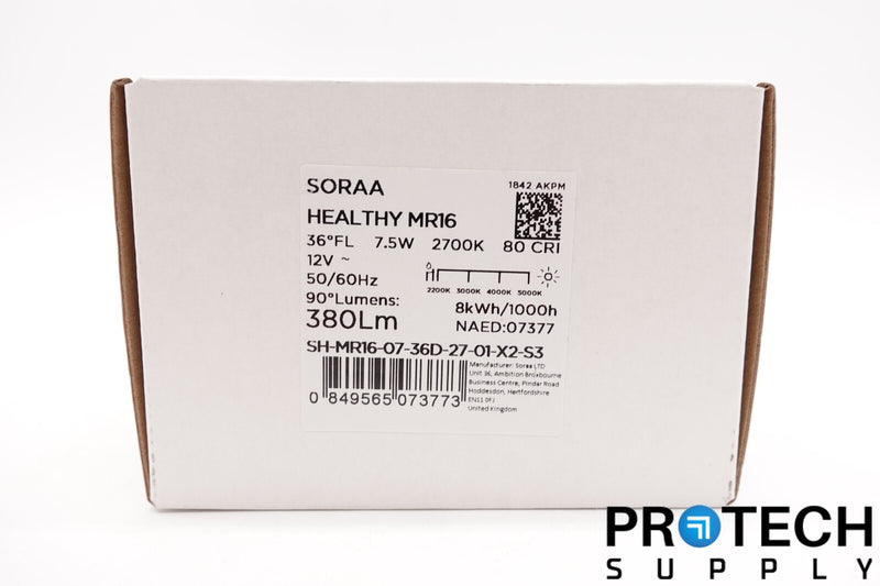 Load image into Gallery viewer, (2/Pk) Soraa Healthy MR16 / LED Bulb 380Lm 2700K 36°FL 7.5W NEW with WARRANTY