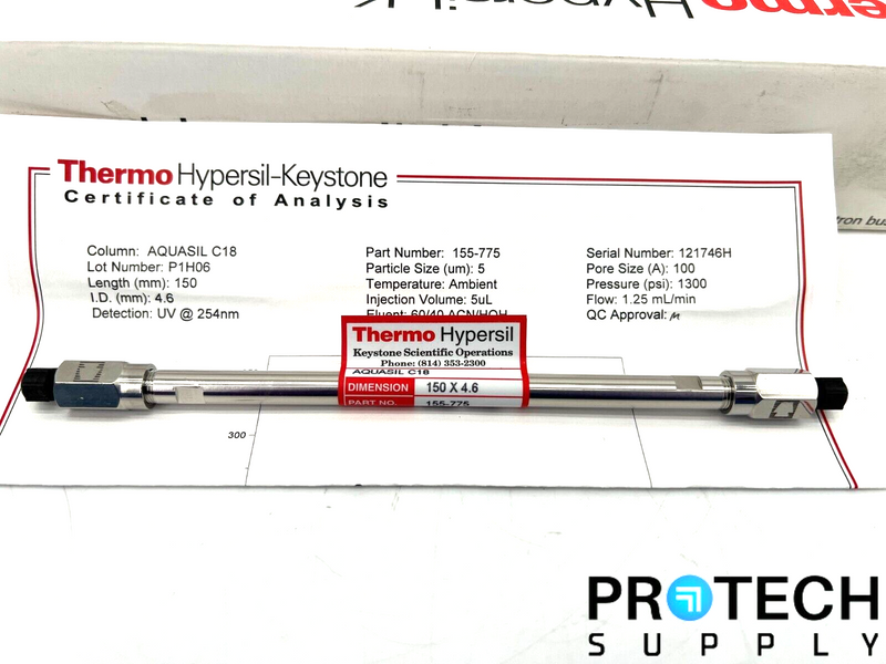 Load image into Gallery viewer, Thermo Column 5um Aquasil C18 150 x 4.6mm 155-775 with WARRANTY