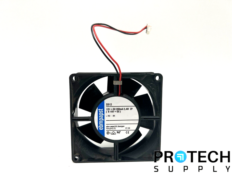 Load image into Gallery viewer, Ebmpapst Axial Cooling Fan 92mm L x 92mm H VDC12 3312 with WARRANTY