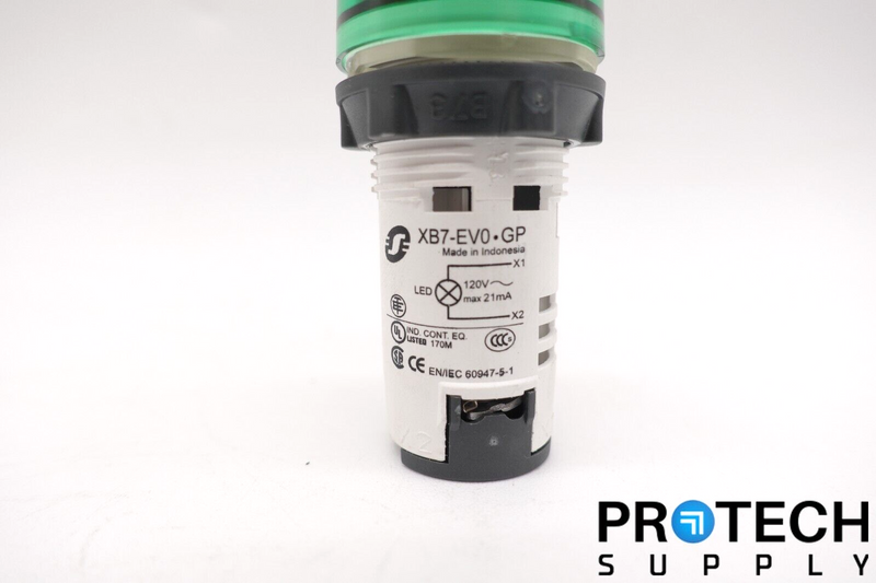 Load image into Gallery viewer, Schneider Electric XB7-EVO3GP Panel Mount Green LED Pilot Light with WARRANTY