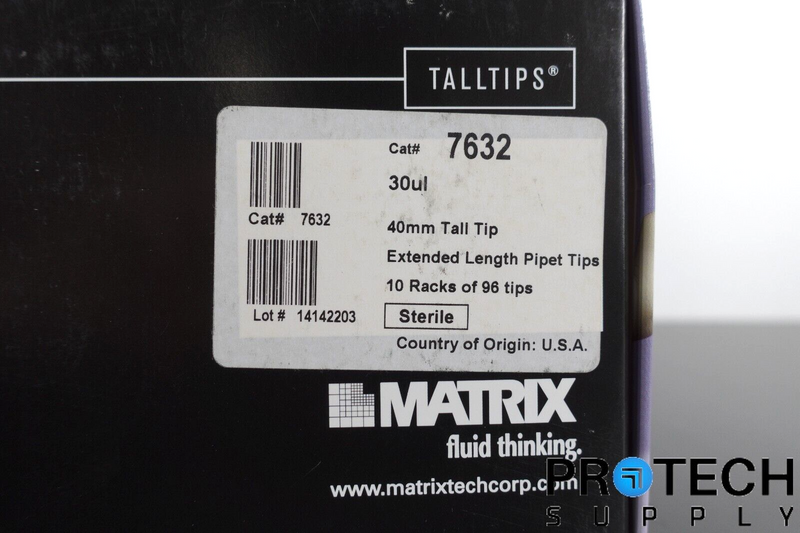 Load image into Gallery viewer, Matrix 7632 Sterile Talltips 40mm 30ul NEW with WARRANTY