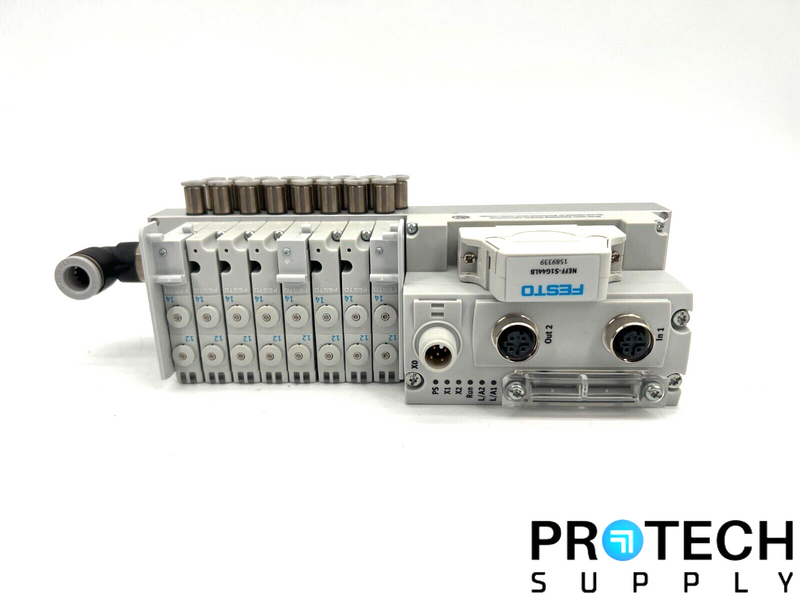 Load image into Gallery viewer, Festo 565449 Solenoid Valve + Machine Control + Plug Socket Assy with WARRANTY