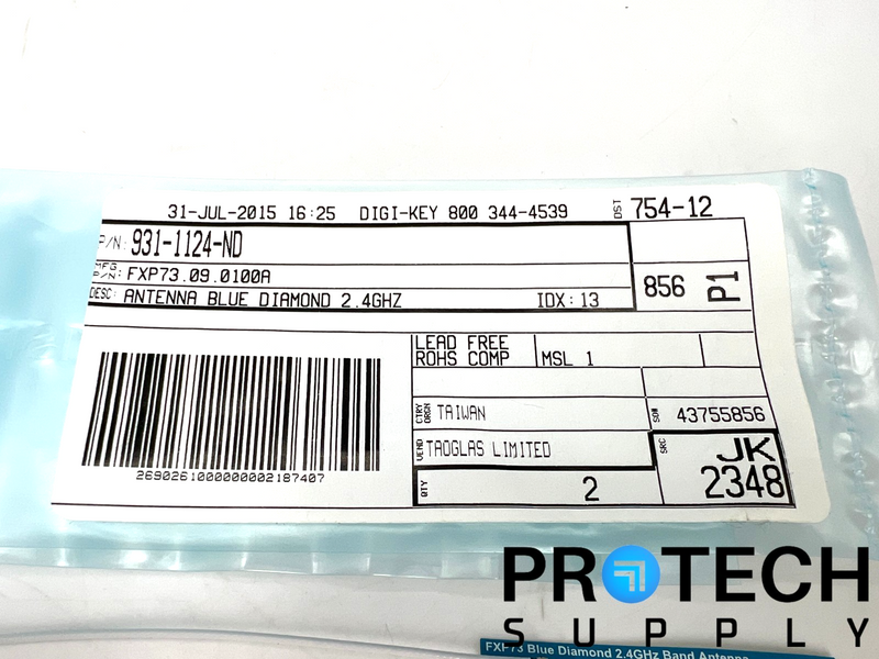 Load image into Gallery viewer, (Pack of 2) Taoglas Limited FXP73.09.0100A RF Antenna Bluetooth NEW w/ WARRANTY