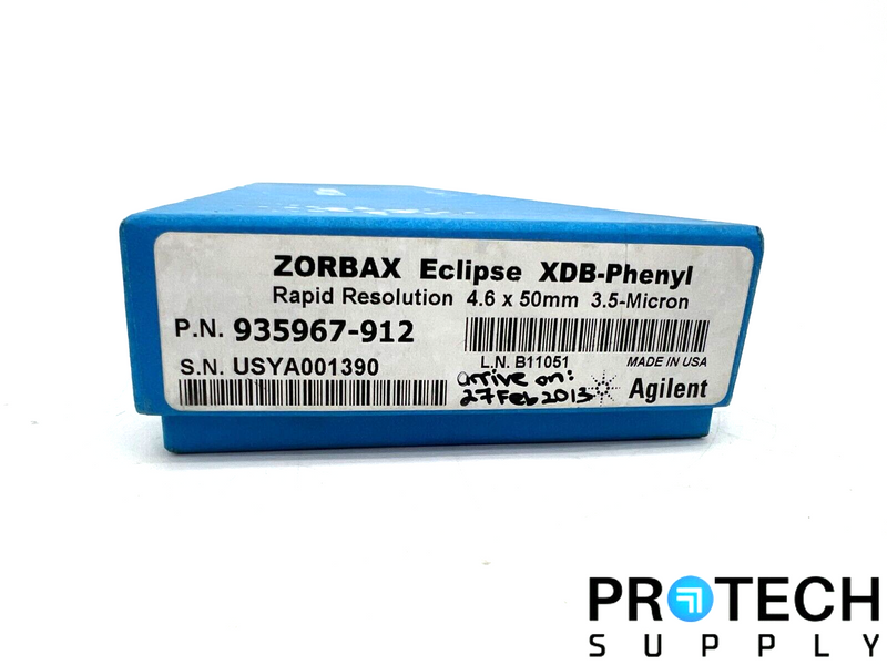 Load image into Gallery viewer, Agilent Column XDB-Phenyl Rapid Resolution 4.6x50mm 3.5-Micron w/ WARRANTY