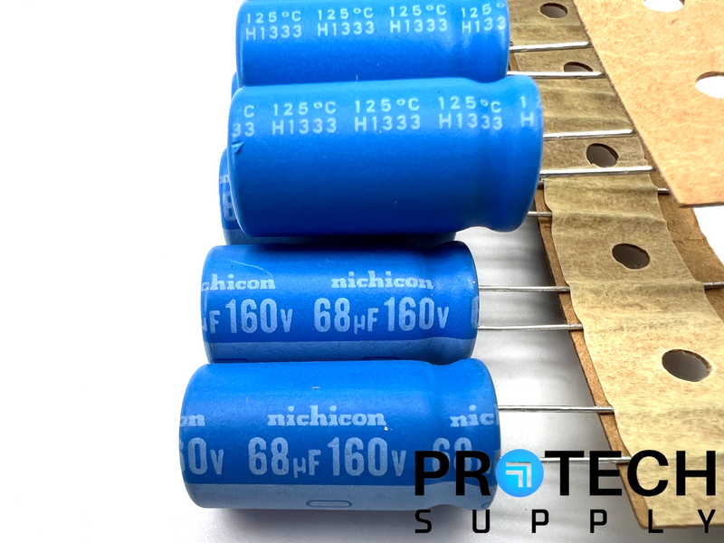 Load image into Gallery viewer, (Pack of 25) Nichicon UBT2C680MHD1TO Aluminum Capacitors NEW with WARRANTY