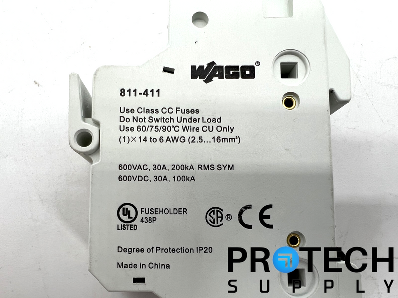 Load image into Gallery viewer, WAGO 811-411 Terminal Block 600VAC 30A 200kA with WARRANTY
