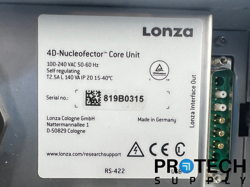 Load image into Gallery viewer, Lonza 4D-Nucleofector Core Unit + Power Cable with WARRANTY
