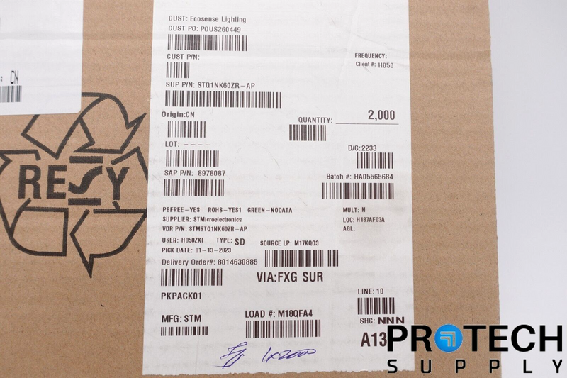 Load image into Gallery viewer, (Approx. 2000) STMicroelectronics STQ1NK60ZR-AP N-Channel 600 V Power MOSFET