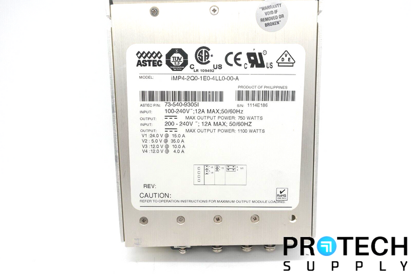 Load image into Gallery viewer, Emerson Network Power iMP4-2Q0-1E0-4LL0-00-A Enclosed AC DC Converter + WARRANTY