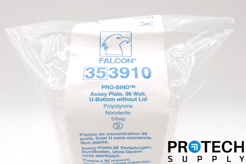 Load image into Gallery viewer, (5/Pk) Falcon 353910 Assay Plate 96 Well U-Bottom Without Lid NEW with WARRANTY