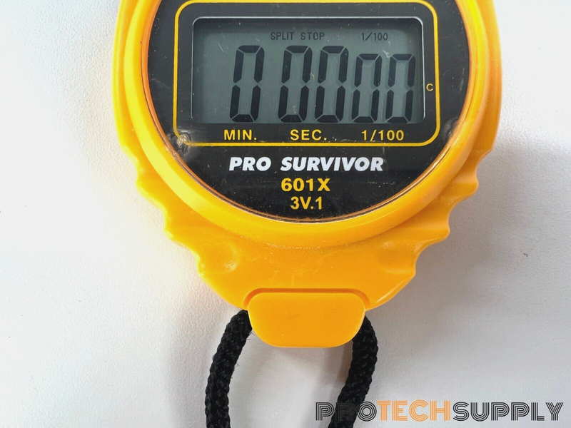 Load image into Gallery viewer, Accusplit 601X Pro Survivor Yellow Stopwatch with WARRANTY
