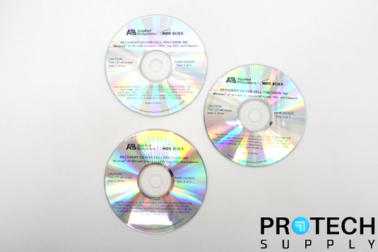 (Disc 1-3) Applied Biosystems Dell Precision 380 Recovery CD Kit NEW w/ WARRANTY