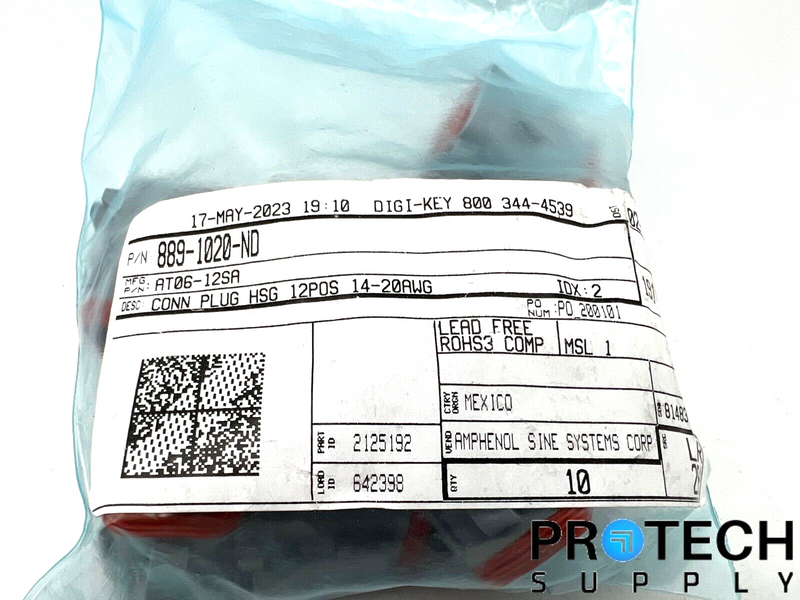 Load image into Gallery viewer, 8/Pk Amphenol 12 Rectangular Connector 889-1020-ND NEW with WARRANTY