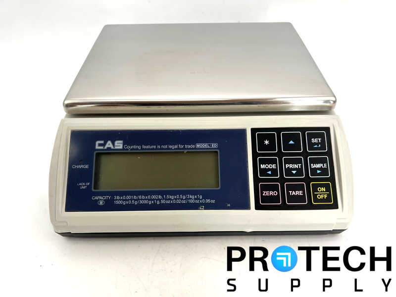 Load image into Gallery viewer, CAS Corporation ED-3 Counting Scale + Power Adapter with WARRANTY