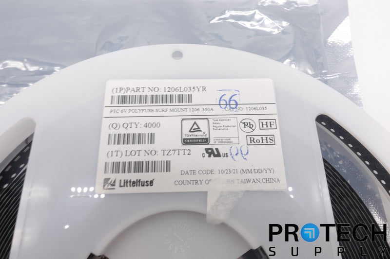 Load image into Gallery viewer, (2859/Reel) Littelfuse 1206L035YR PTC Resettable Fuse 6V 350mA 1206 NEW