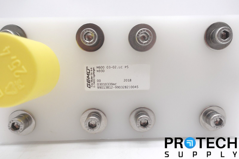 Load image into Gallery viewer, GEMU 9651 10D Twin Diaphragm Valve AX67B2 w/ M600 Valve Head with WARRANTY