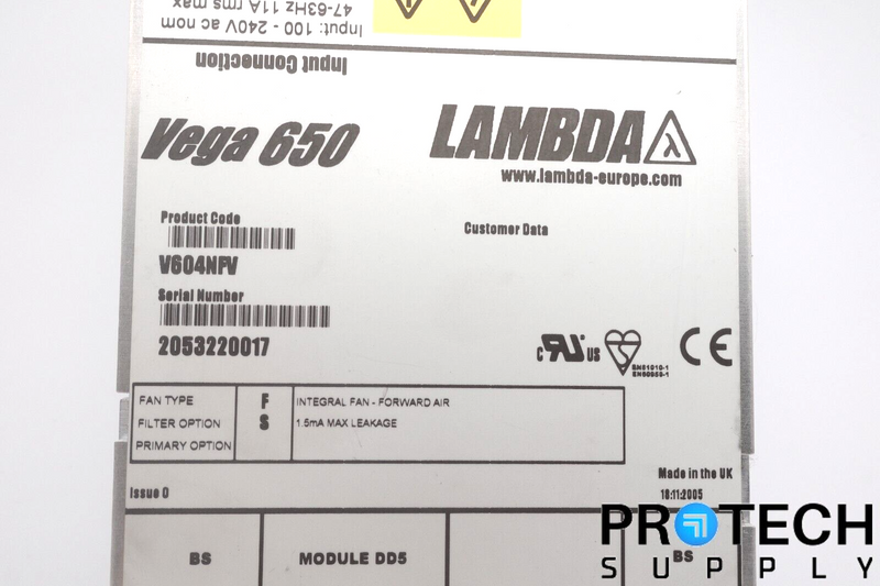 Load image into Gallery viewer, TDK-Lambda Vega 650 Power Supply 100 - 240V with WARRANTY