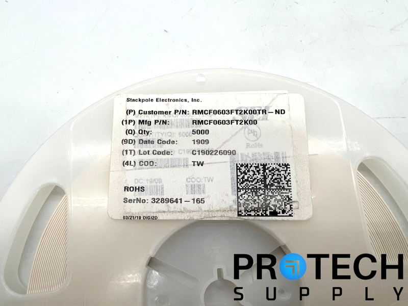 Load image into Gallery viewer, 5000/Pk Stackpole Electronics RMCF0603FT2K00 Chip Resistor 10W NEW