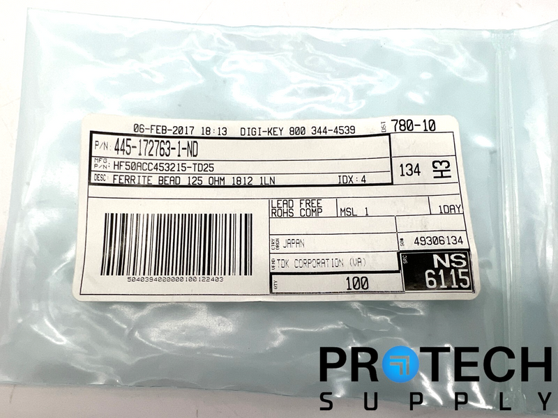 Load image into Gallery viewer, (100/Pk) TDK HF50ACC453215-TD25 Signal Line Ferrite Bead 125 Ohm NEW w/ WARRANTY