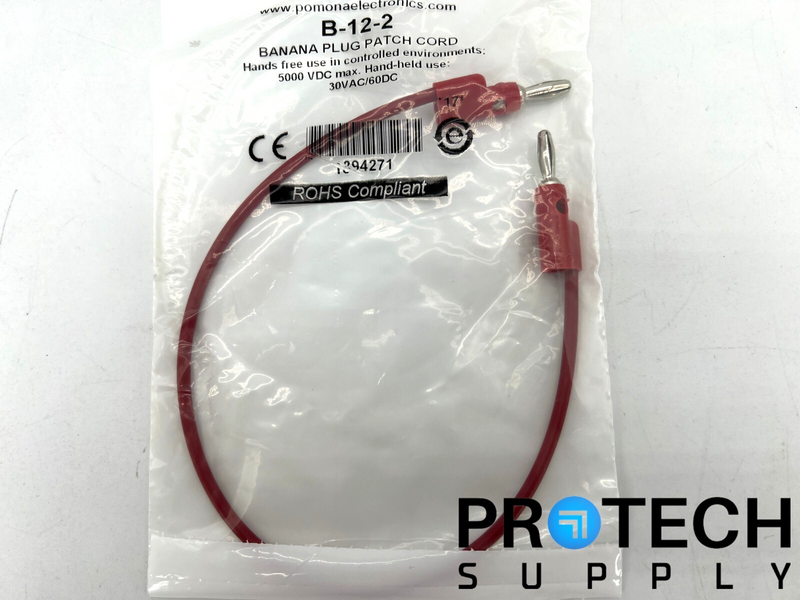 Load image into Gallery viewer, Pomona B-12-2 Banana Plug Patch Cord 30VAC/60DC NEW with WARRANTY