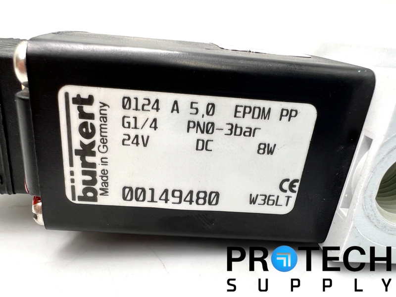 Load image into Gallery viewer, Burkert 00149480 Solenoid Valve 5A 24VDC 8W with WARRANTY