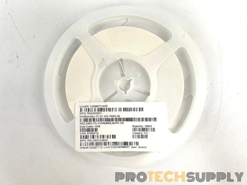 Load image into Gallery viewer, NEW (Roll of 10000)Panasonic ERJ2RKF2403X Thick Film Resistor 240 kOhms WARRANTY
