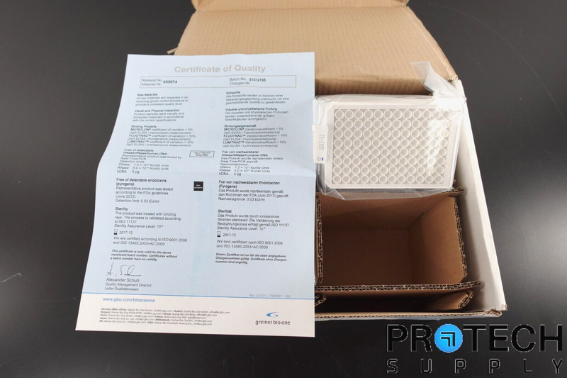 Load image into Gallery viewer, Box of 30 Greiner Bio-One 655074 Microplate 96 Well White NEW