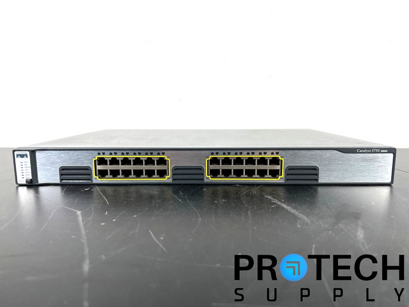Load image into Gallery viewer, Cisco Systems Catalyst 3750 WS-C3750G-24T-S Ethernet Switch 24 Ports w/ WARRANTY