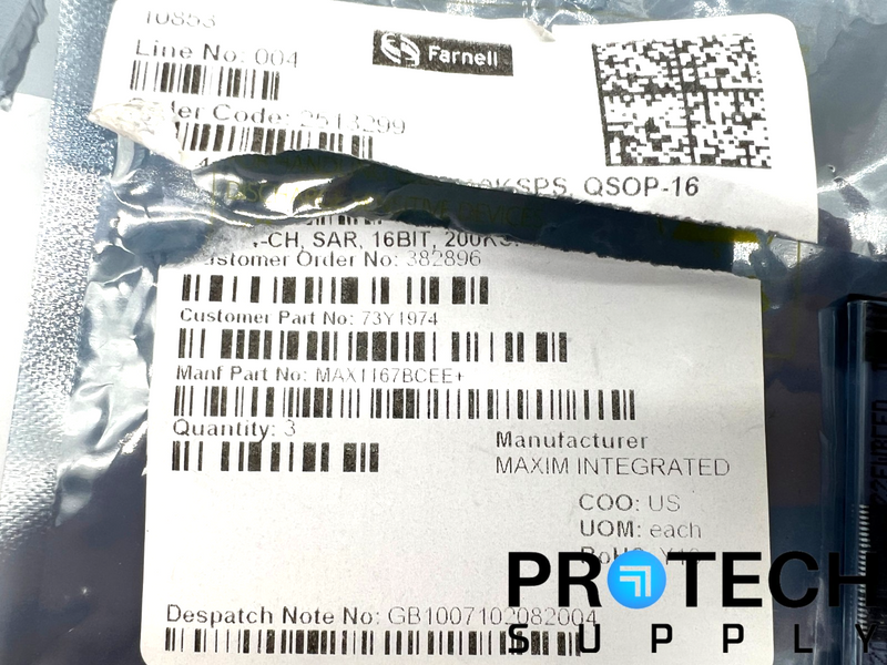 Load image into Gallery viewer, (15/Pk) Analog Devices MAX1167BCEE+ Analog to Digital Converter with WARRANTY