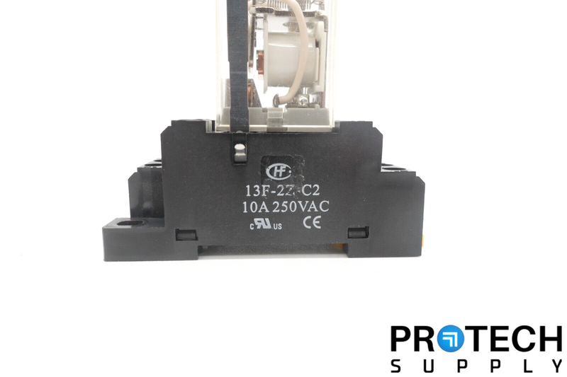 Load image into Gallery viewer, HF 13F-2Z-C2 Socket Relay Base + JQX-13F Coil Power Relay with WARRANTY