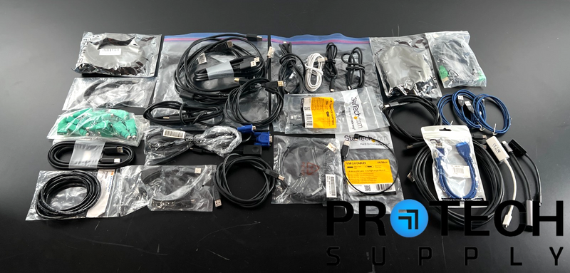 Load image into Gallery viewer, Lot of Misc USB / USB-C / USB-Mini Cables Adapters